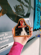 Load image into Gallery viewer, Black Cowhide Genuine Leather Number Holders