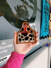 Load image into Gallery viewer, Cheetah Print & Genuine Leather Number Holders