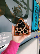 Load image into Gallery viewer, Cheetah Print & Genuine Leather Number Holders
