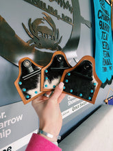 Load image into Gallery viewer, Black Cowhide Genuine Leather Number Holders