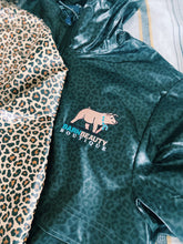 Load image into Gallery viewer, Barn Beauty Boutique Cheetah Print Chester Rain Jackets
