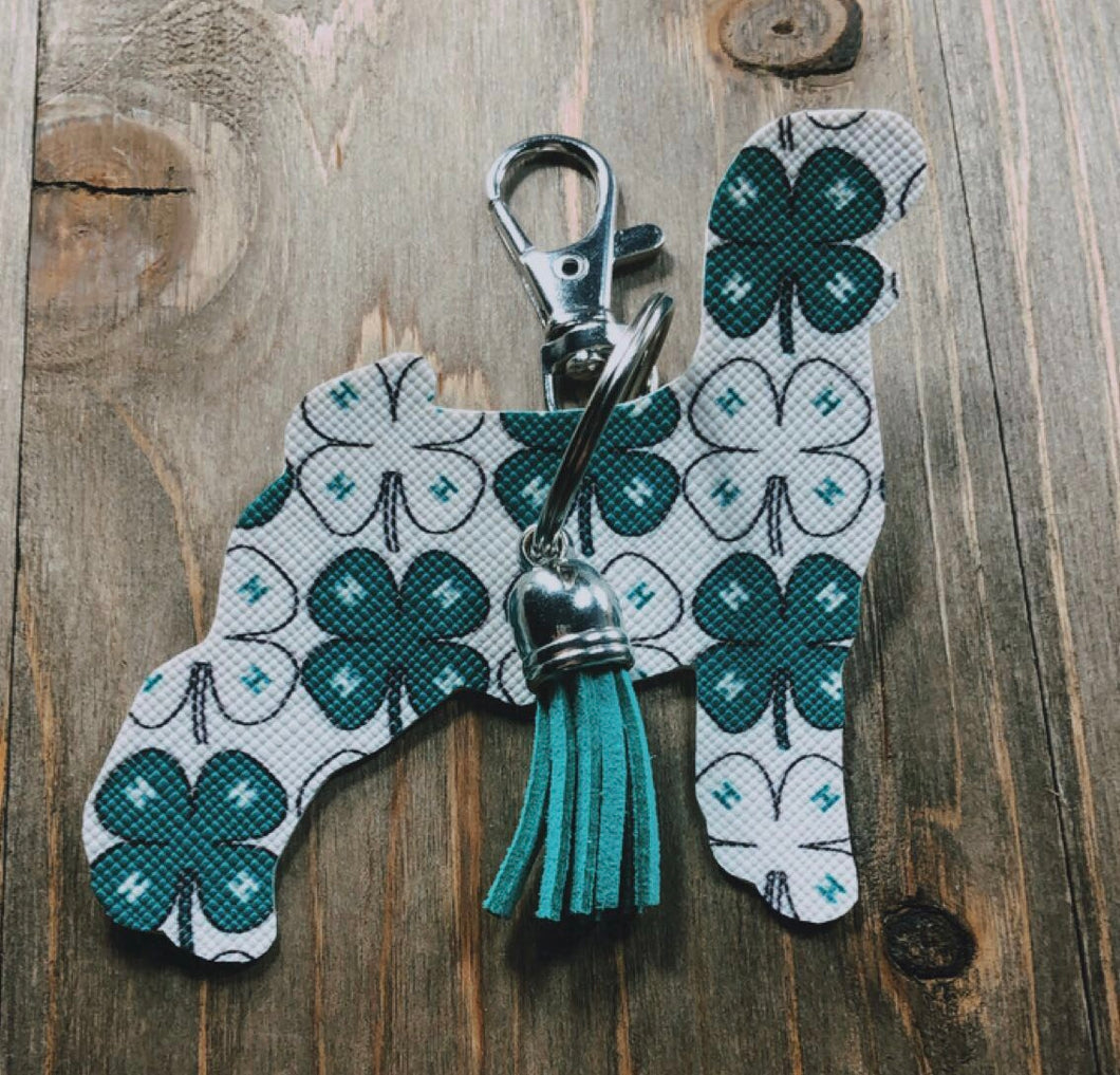 4-H Goat Keychain