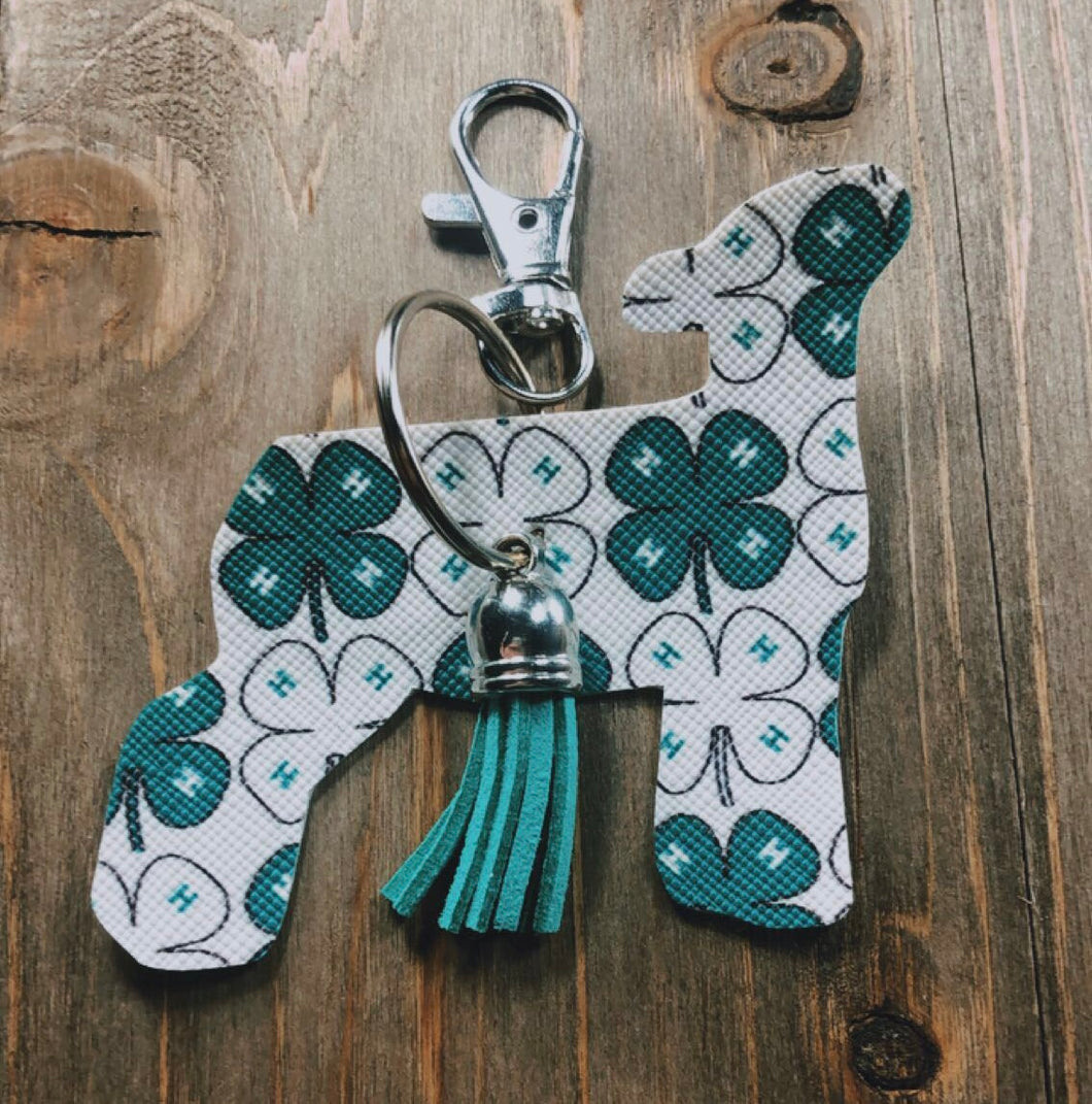 4-H Lamb Keychain