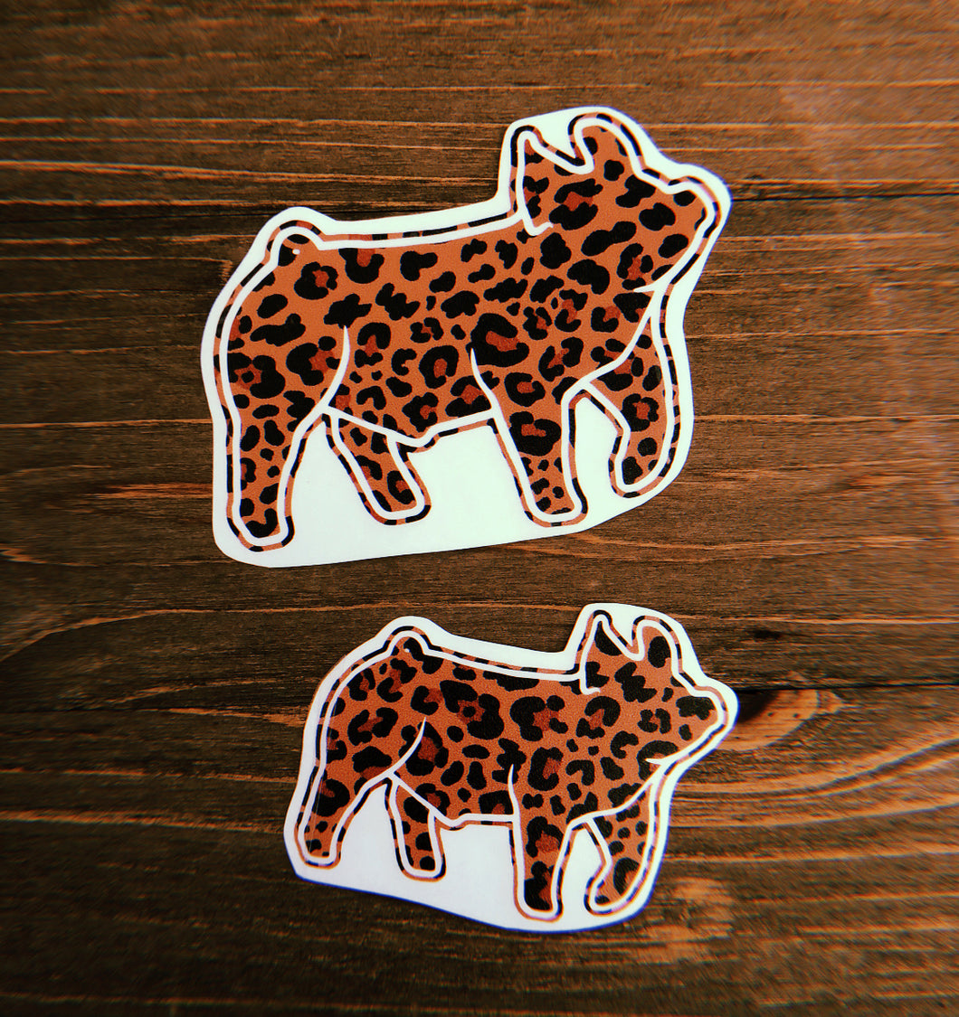 Dark Cheetah Print Decals