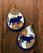 Load image into Gallery viewer, FFA Pig Teardrop Shaped Earrings
