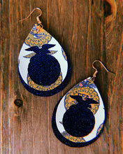 Load image into Gallery viewer, FFA Emblem Teardrop Shaped Earrings
