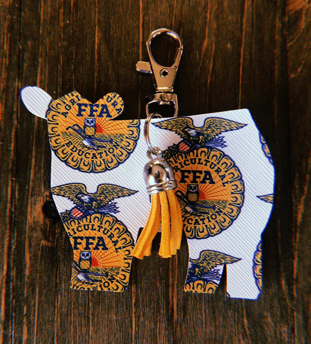 FFA Cow Keychain