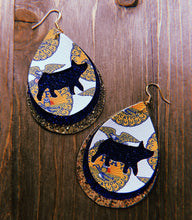 Load image into Gallery viewer, FFA Pig Teardrop Shaped Earrings
