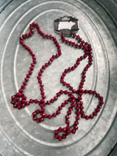 Load image into Gallery viewer, Dark Pink Beaded Necklace
