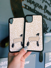 Load image into Gallery viewer, Light Tan Cheetah Print Lamb Phone Cases
