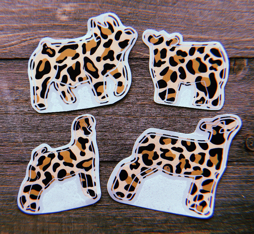 Light Tan Cheetah Print Decals