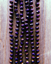 Load image into Gallery viewer, Dark Purple Beaded Necklace
