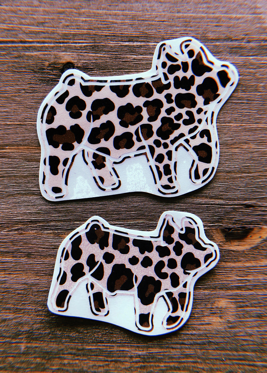 Light Tan Cheetah Print Decals