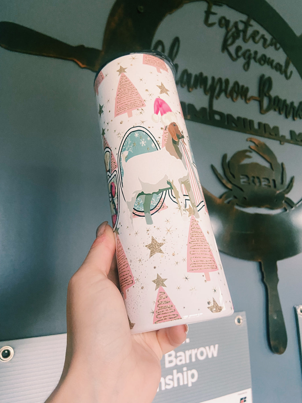 Goat Christmas Tumbler
