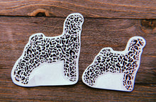 Load image into Gallery viewer, Small Black, Grey, &amp; White Cheetah Print Decals
