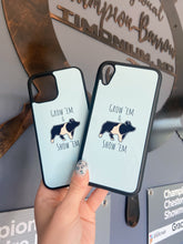 Load image into Gallery viewer, Grow ‘Em &amp; Show ‘Em Light Blue Pig Phone Cases
