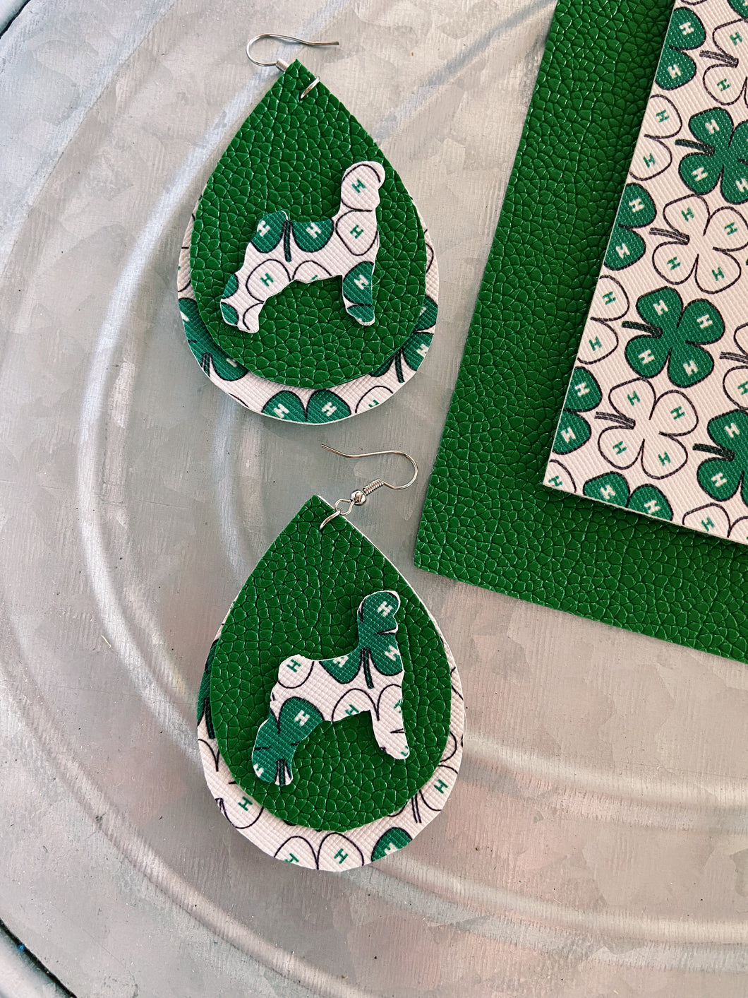 4-H Goat Earrings