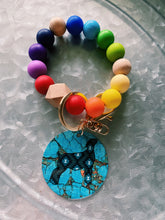 Load image into Gallery viewer, Rainbow Livestock Beaded Wristlet
