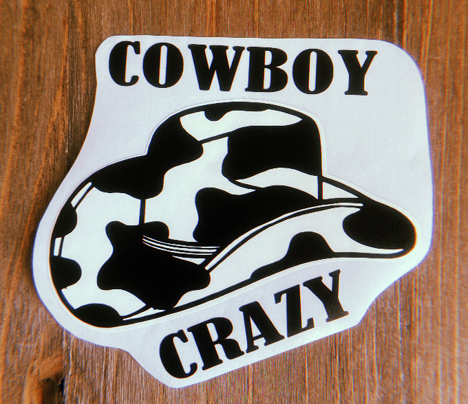 Cowboy Crazy Stickers