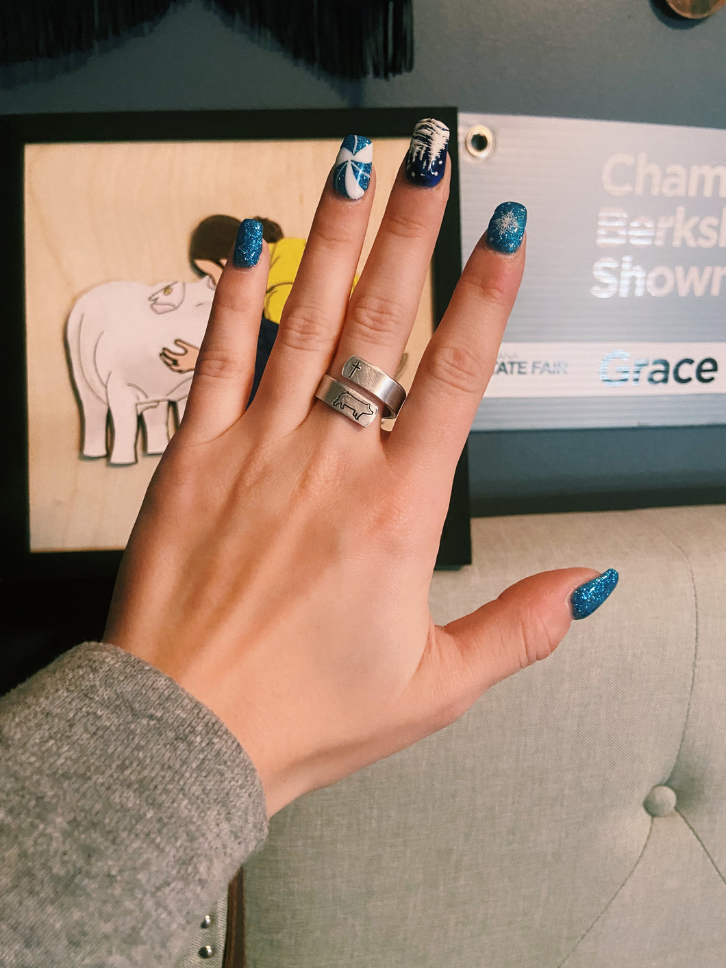 Adjustable Cross Pig Ring