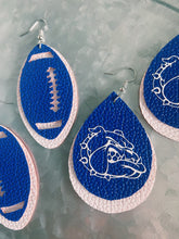 Load image into Gallery viewer, Centerville Bulldog Football Earrings

