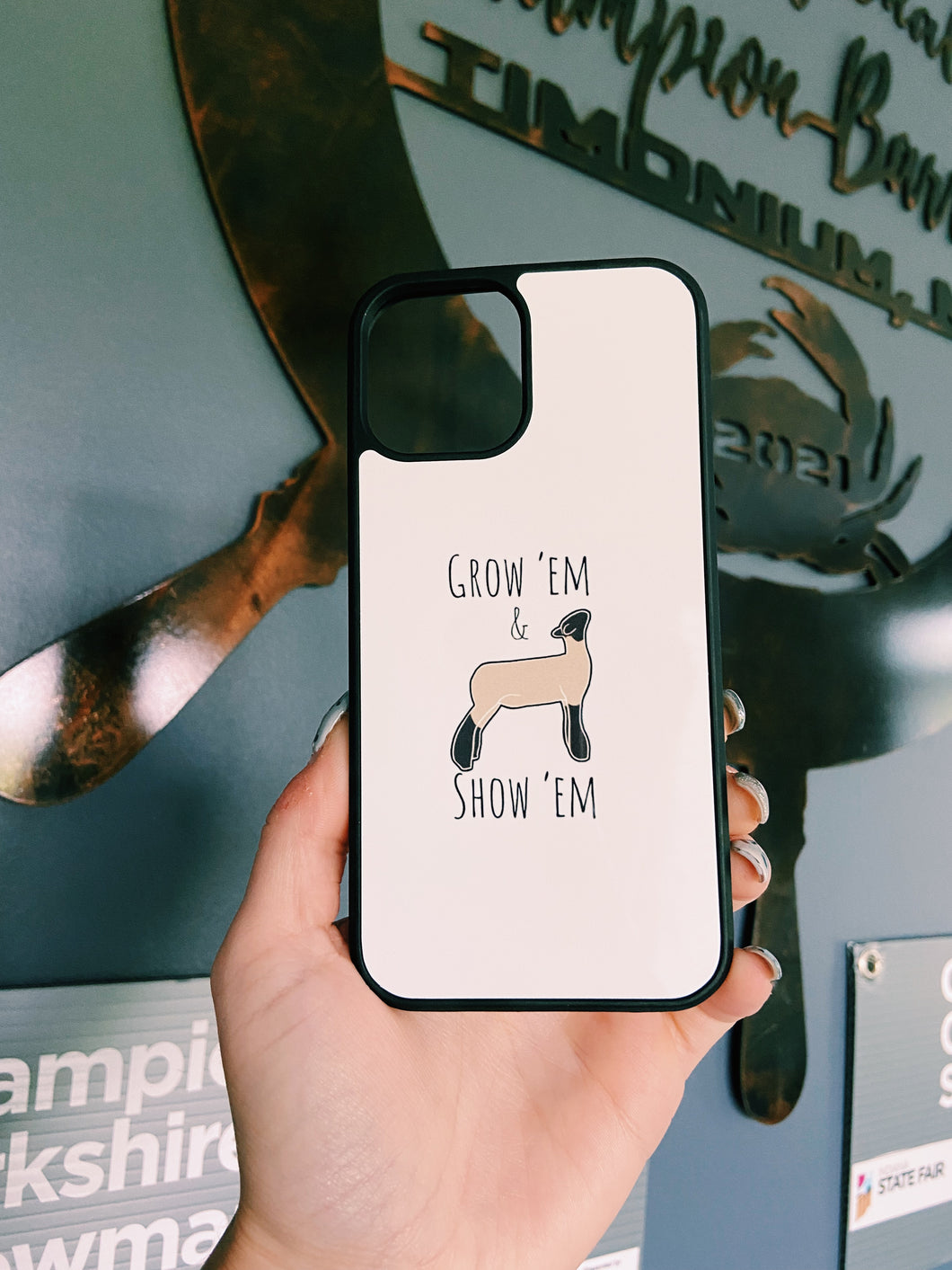 Grow ‘Em & Show ‘Em Lamb Phone Cases