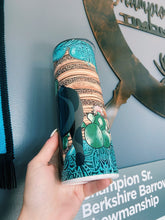 Load image into Gallery viewer, Cactus &amp; Turquoise Cow Tumbler
