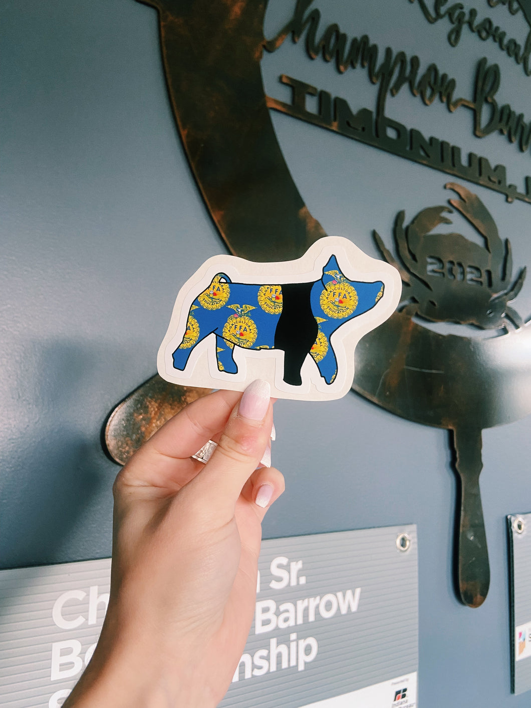 FFA Pig Sticker