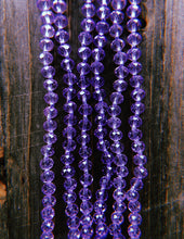 Load image into Gallery viewer, Light Purple Clear Beaded Necklace
