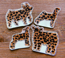 Load image into Gallery viewer, Brown Distressed Cheetah Print Decals
