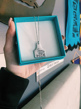 Load image into Gallery viewer, Show Mom Goat Ear Tag Necklace
