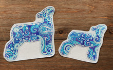 Load image into Gallery viewer, Blue, Teal, &amp; Purple Paisley Decals
