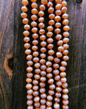 Load image into Gallery viewer, Shimmery Peach Beaded Necklace
