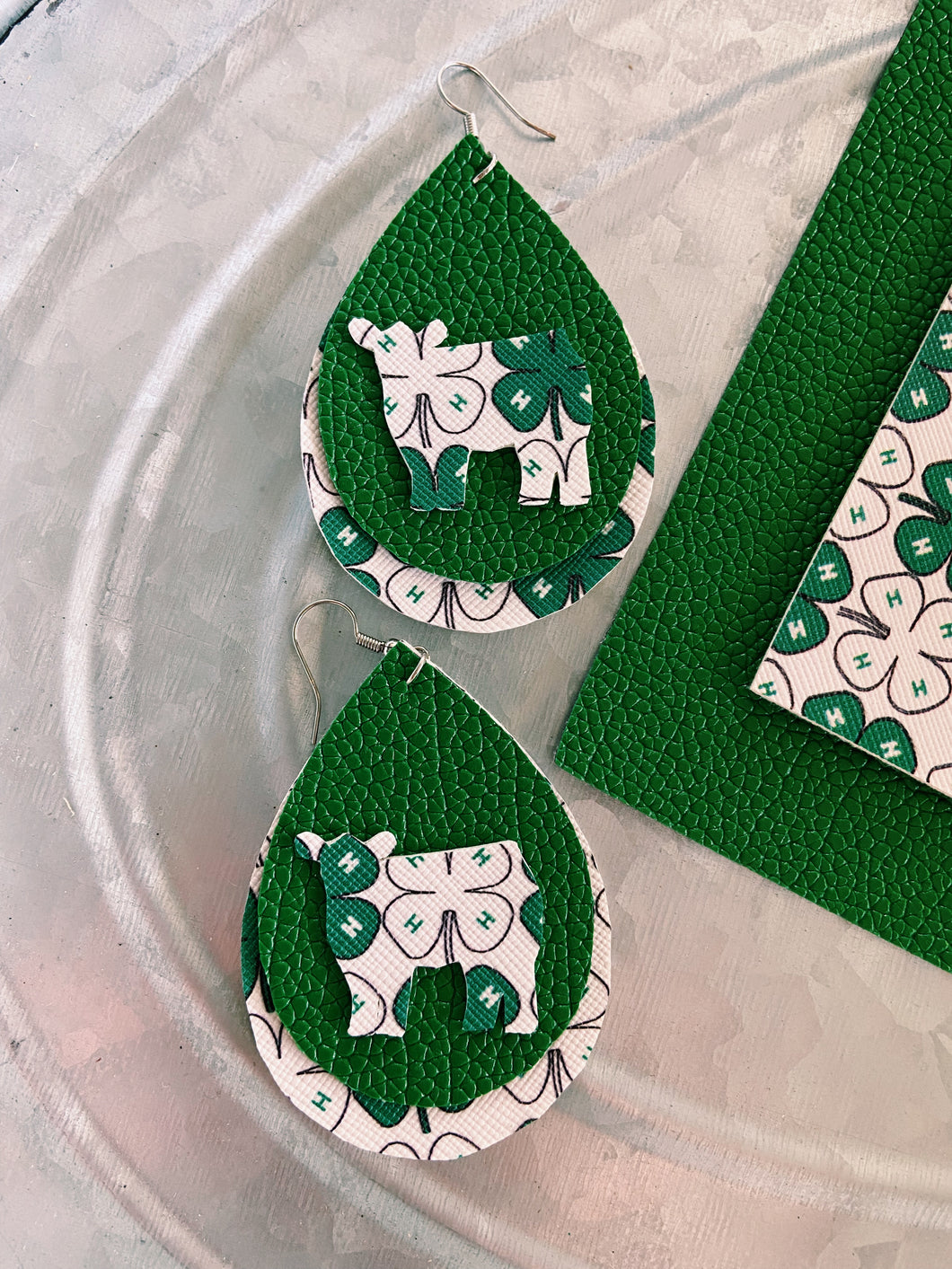 4-H Cow Earrings