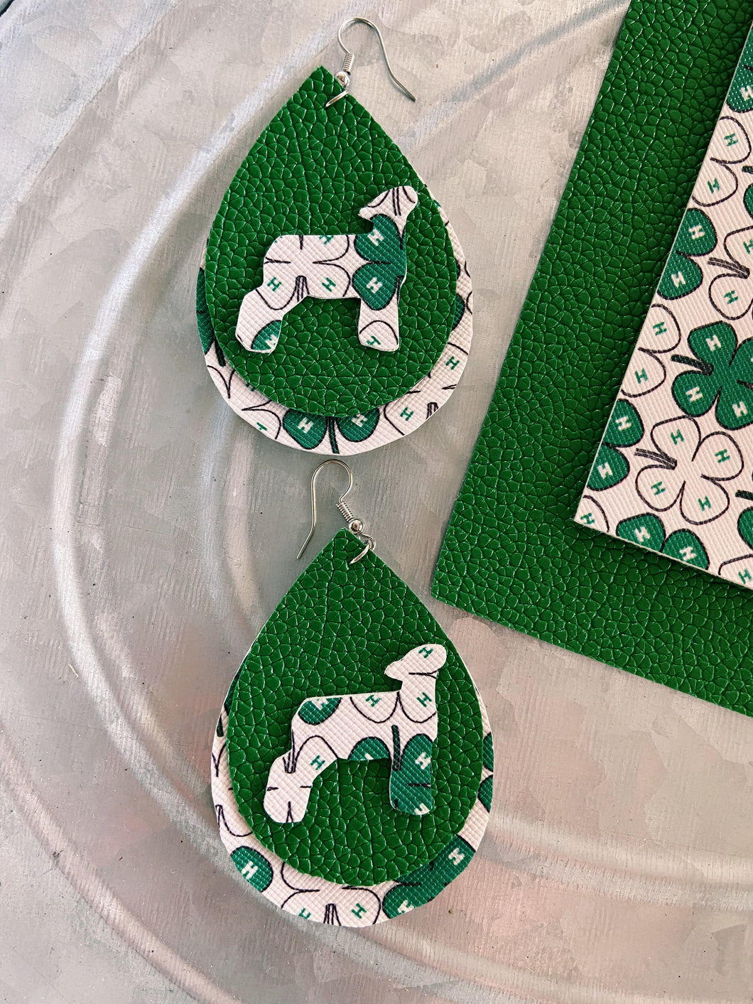 4-H Lamb Earrings