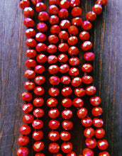 Load image into Gallery viewer, Vibrant Red Beaded Necklace
