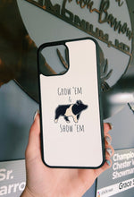 Load image into Gallery viewer, Grow ‘Em &amp; Show ‘Em Crossbred Pig Phone Cases
