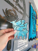 Load image into Gallery viewer, Blue Tie Dye Stickers
