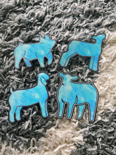 Load image into Gallery viewer, Blue Tie Dye Stickers
