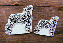 Load image into Gallery viewer, Small Black, Grey, &amp; White Cheetah Print Decals
