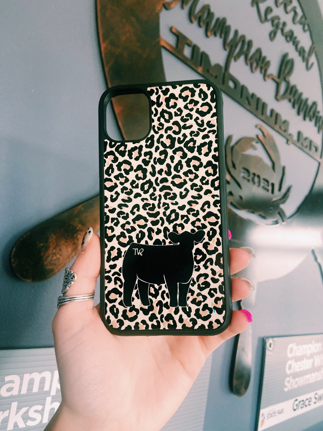 Cheetah Print Cow iPhone 11 Pro Max Case