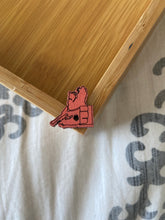 Load image into Gallery viewer, Peach Barrel Racing Wooden Stud Earrings
