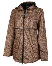 Load image into Gallery viewer, Barn Beauty Boutique Cheetah Print Chester Rain Jackets
