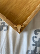 Load image into Gallery viewer, Natural Cow Head Wooden Stud Earrings
