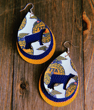 Load image into Gallery viewer, FFA Dairy Cow Teardrop Shaped Earrings
