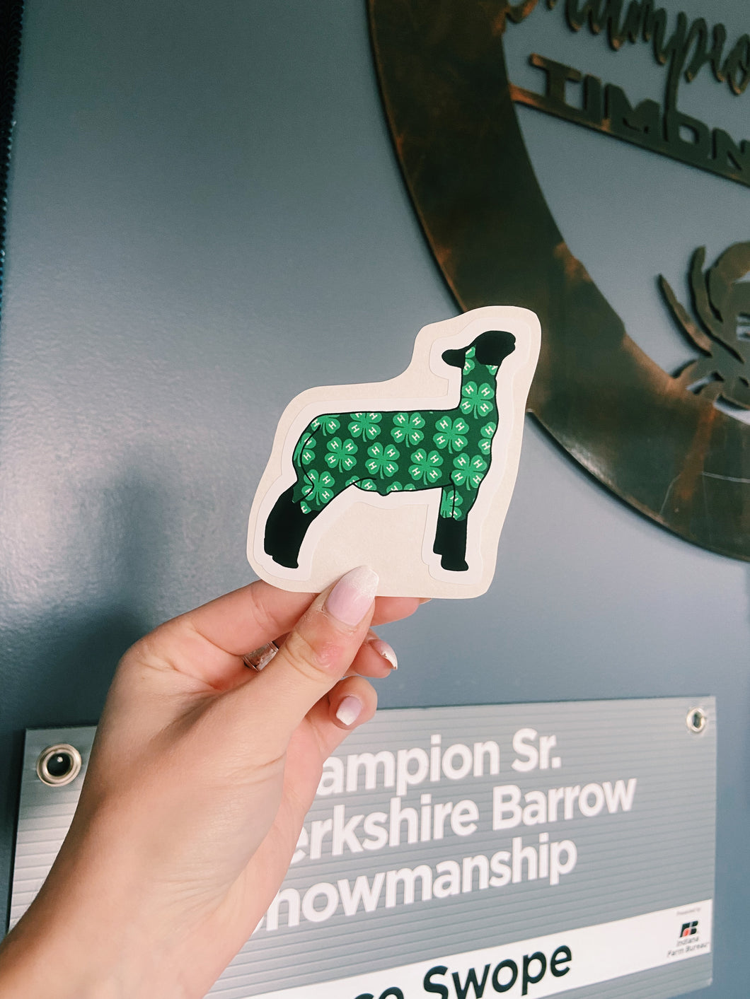 4-H Lamb Sticker