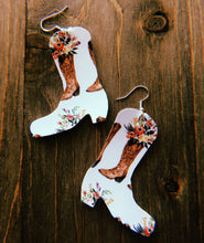 Load image into Gallery viewer, Cowboy Boot Shaped Earrings
