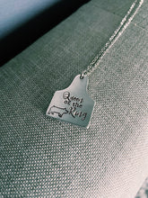 Load image into Gallery viewer, Queen Of The Ring Pig Ear Tag Necklace
