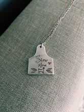 Load image into Gallery viewer, Show Mom Goat Ear Tag Necklace
