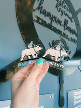 Load image into Gallery viewer, Barn Beauty Boutique Clear Key Ring
